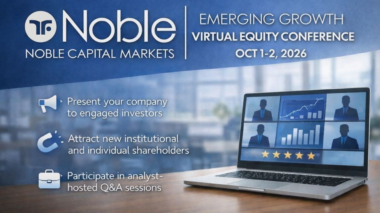Noble Capital Markets October 2026 Virtual Equity Conference